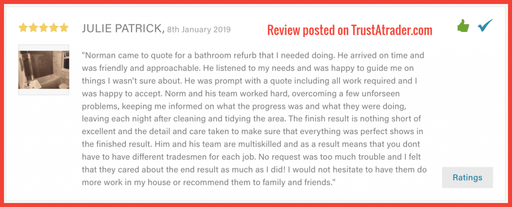 Review posted on https://www.trustatrader.com/traders/normz-plumbing-heating-services-plumbers-wellingborough-