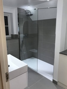Third after image of Shower Room Refurbishment for client in Great Doddington, Northamptonshire