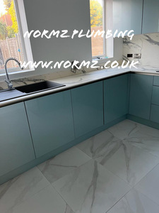 Kitchen Refurbishment in Kettering After Picture by Normz Plumbing