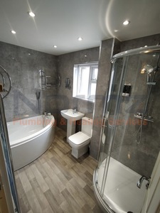Bathroom Renovation in Northampton Project After Refurbishment Picture At Bathroom Entrance