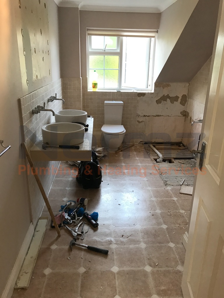Bathroom Fitting in Wellingborough Picture Before Bathroom Renovation by Normz Plumbing