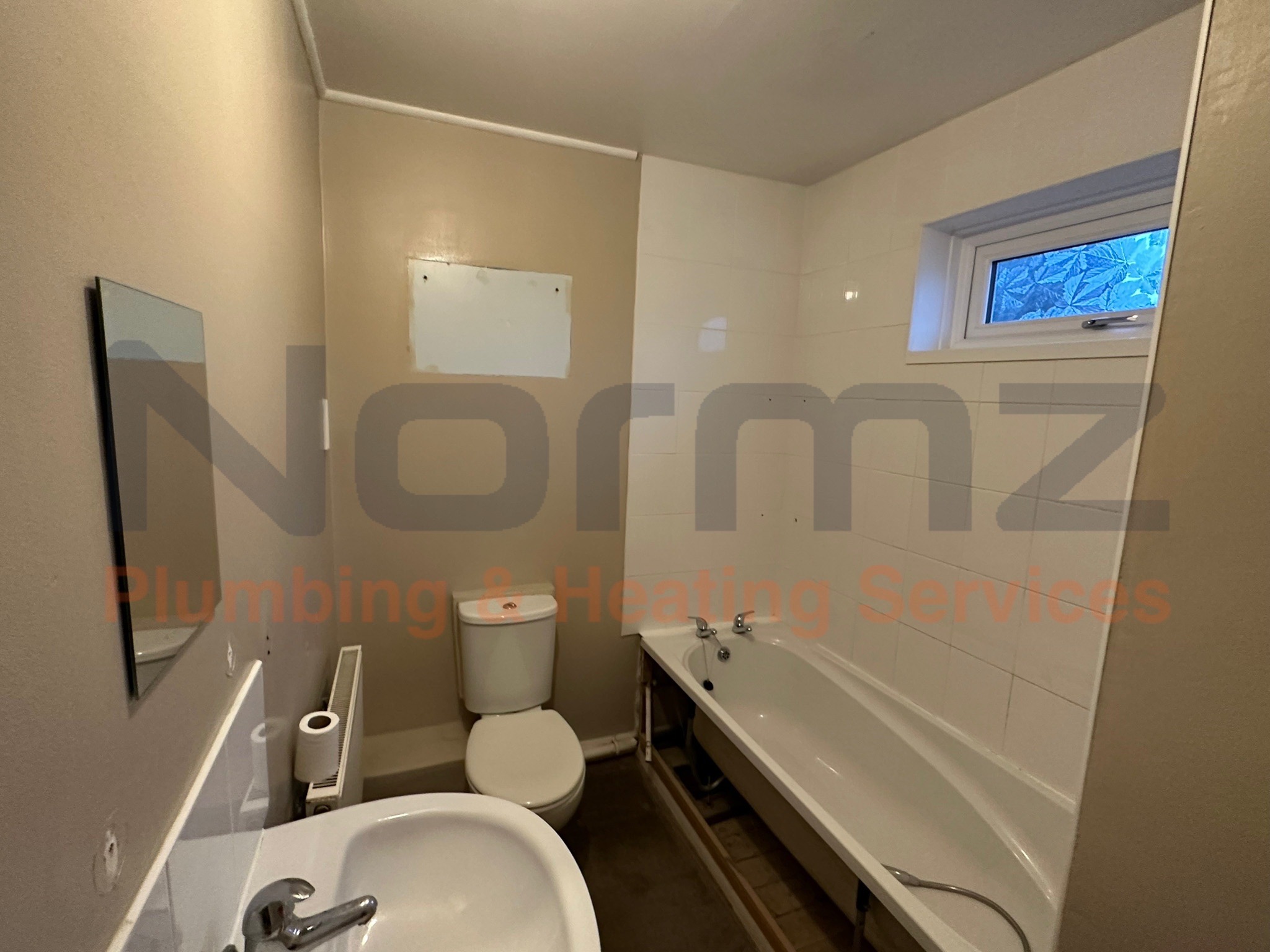 Bathroom Fitters in Rushden Before Bathroom Renovation - Normz Plumbing