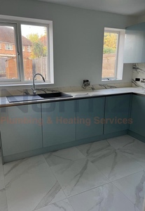 Kitchen Refurbishment in Kettering by Kitchen Fitters Normz Plumbing After Picture