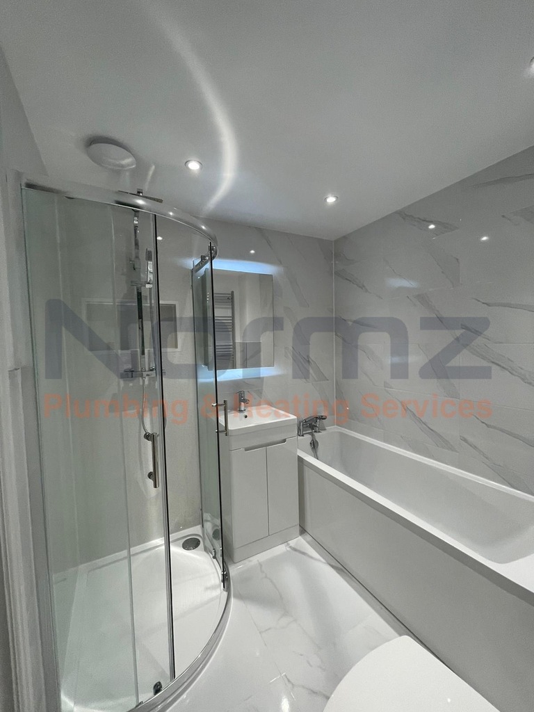 Bathroom Fitting in Corby Picture After Bathroom Refurbishment by Bathroom Fitter Normz Plumbing