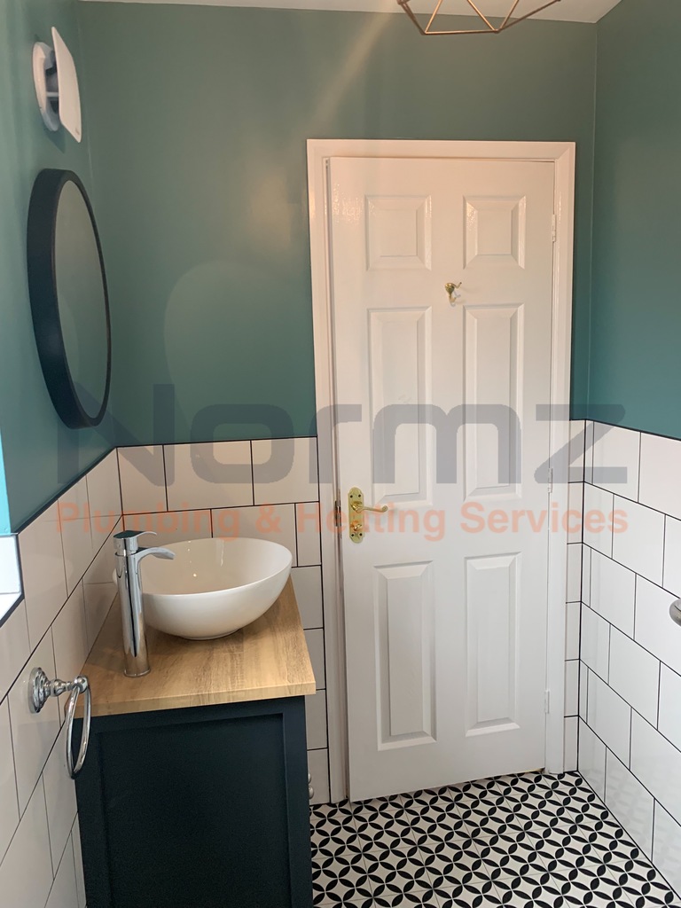 Bathroom Fitting in Northamptonshire Picture After Bathroom Installation by Bathroom Fitter Normz Plumbing