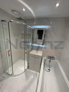 Bathroom Fitting in Northamptonshire Picture After Bathroom Refurbishment by Bathroom Fitter Normz Plumbing 2