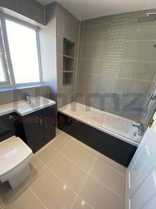 Bathroom Fitting in Northamptonshire Picture After Bathroom Refurbishment by Bathroom Fitter Normz Plumbing 5