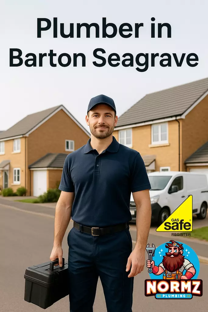 Gas Safe registered plumber in Barton Seagrave Northamptonshire – Normz Plumbing Ltd hero banner
