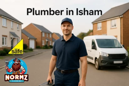 Professional Gas-Safe Plumber in Isham – Normz Plumbing Ltd providing reliable plumbing and heating services