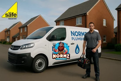 Gas Safe registered plumber in Kettering from Normz Plumbing Ltd – expert local plumbing and heating services