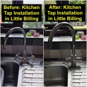 Kitchen tap installation in High Street, Little Billing, Northampton by Normz Plumbing