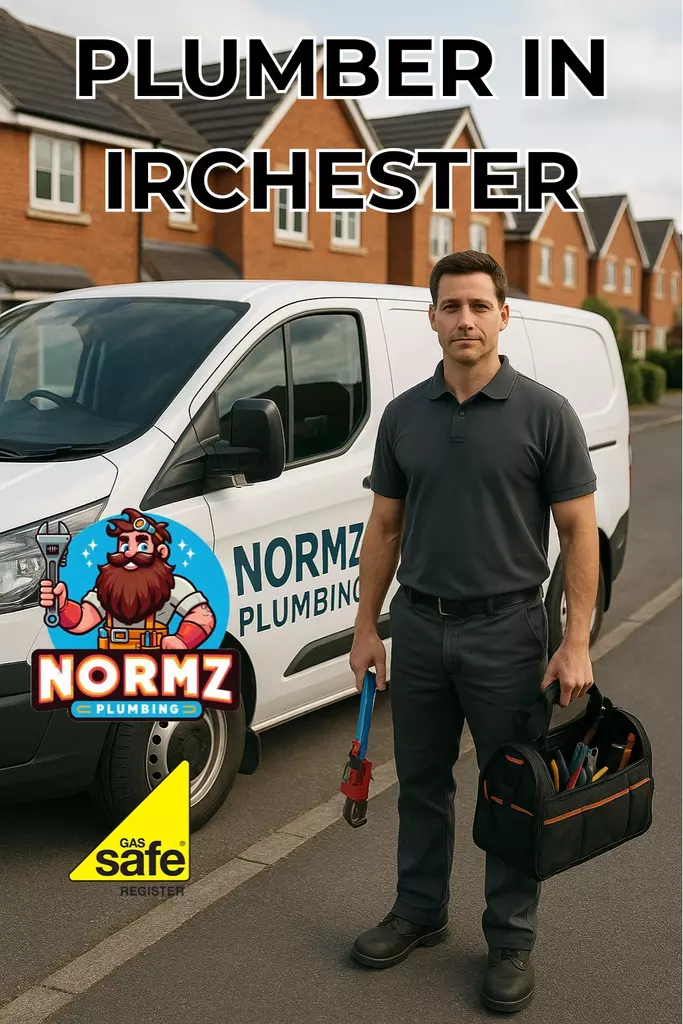 Local plumber in Irchester fixing a leaking tap and heating system – Normz Plumbing, Northamptonshire’s trusted Gas Safe engineers.
