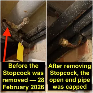 Internal stopcock removed and pipe capped safely near College Street in Higham Ferrers on 28-02-2026 showing professional plumbing adjustment and water supply control improvement